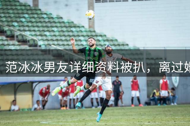 范冰冰男友详细资料被扒，离过婚还有一个儿子，对范冰冰爱慕已久